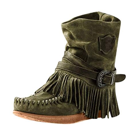 ladies moccasin ankle boots.